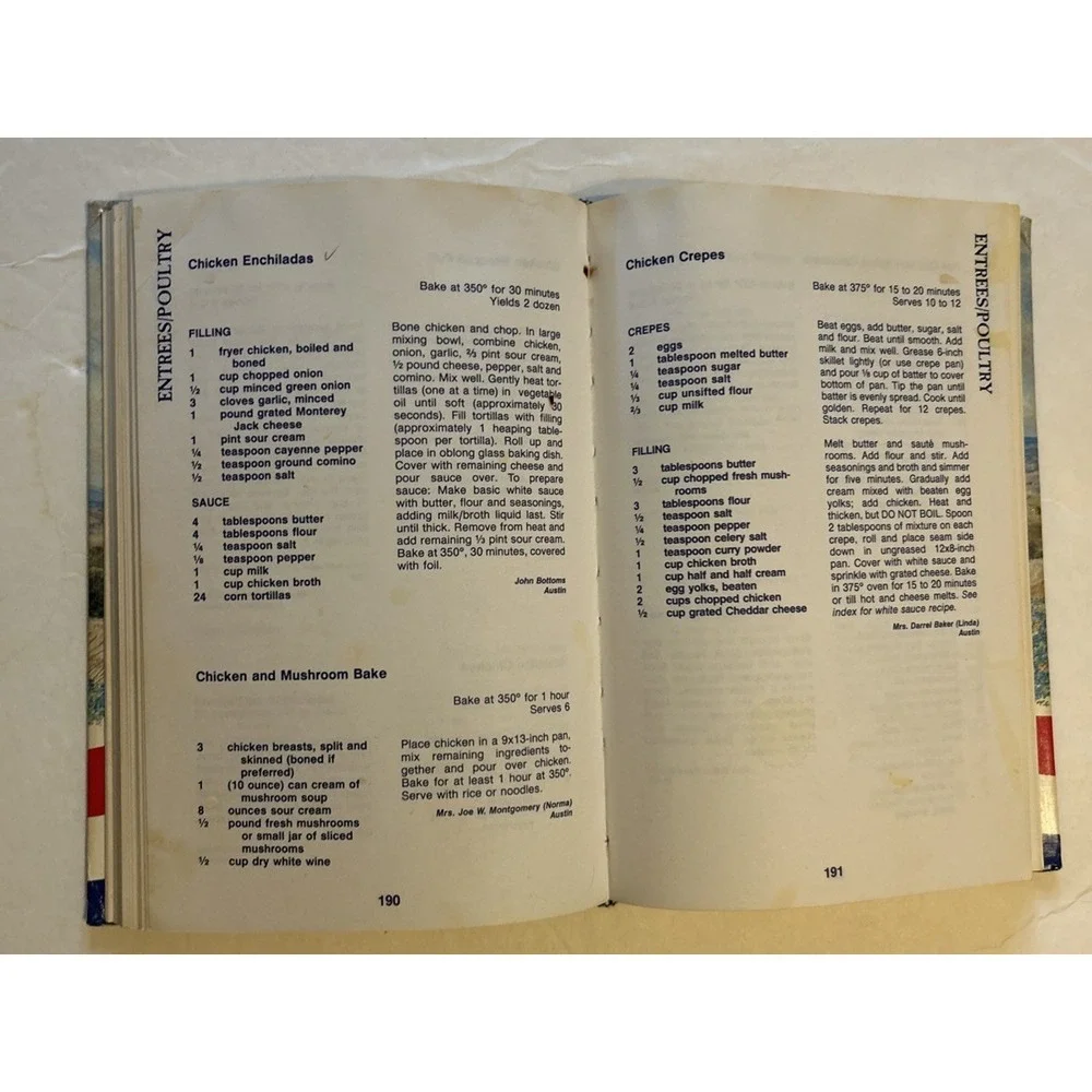Ready To Serve A Texas Cookbook The National Guard Auxiliary Of Austin 1st Print
